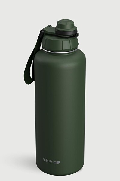 Stevig ST-252 1 Hand Leak-Proof 1.5 L Yeşil Sızdırmaz Çelik Termos