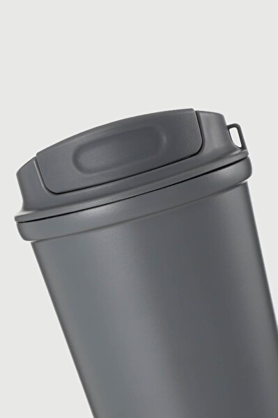 Stevig ST-251 4 Work Flip Open Coffee 400 ML Gri Mug Çelik Termos