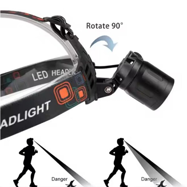 Wison 1400 Lümen 15 Watt Şarj Edilebilir Kafa Lambası