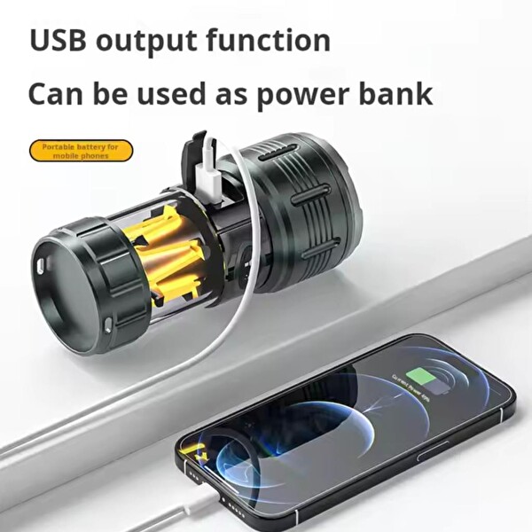 Wison 10 Watt Şarj Edilebilir El Feneri