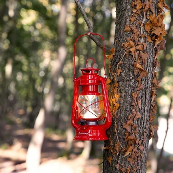 Orcamp OUT-4210 Retro Kırmızı Kamp Lambası