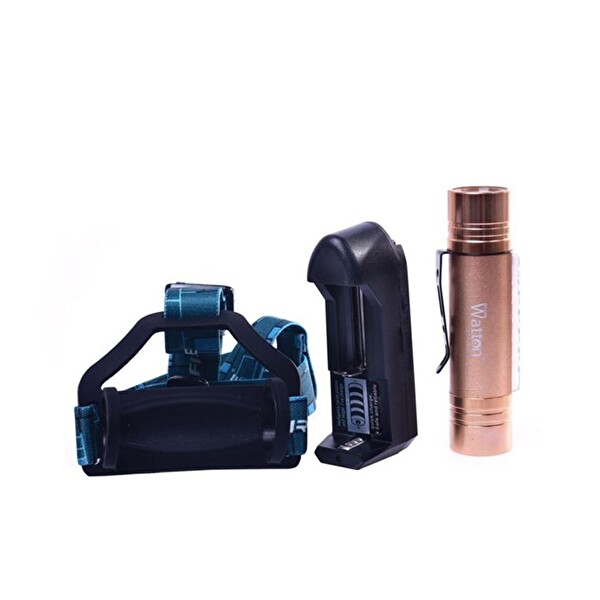 Watton Wt-360 Kafa Lambası Güçlü El Feneri