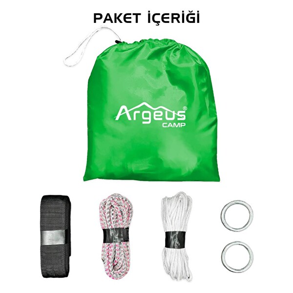 Argeus Cibinlikli Yeşil Kamp Hamağı