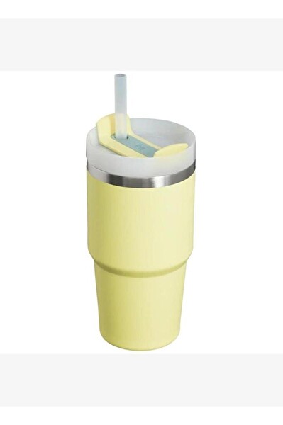 Stanley Quencher H2.O FlowState Tumbler 0.6 L Sarı Pipetli Termos