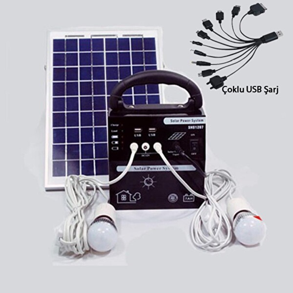 Savex SHS1207H Solar Jeneratör Aydınlatma Sistemi