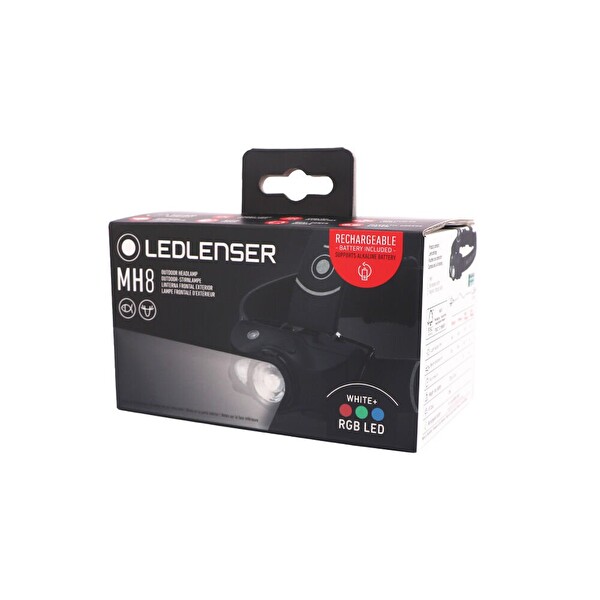 Ledlenser MH8 600 Lümen Kafa Feneri Siyah