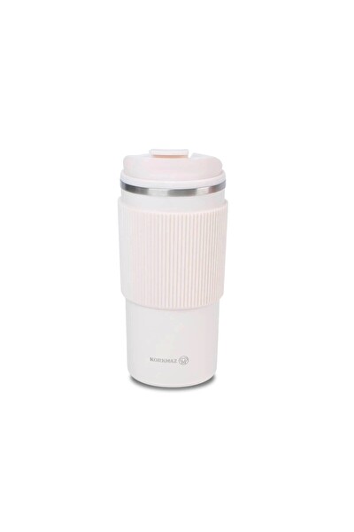 Korkmaz A5539-3 Freedom Plus Termos Bardak Beyaz