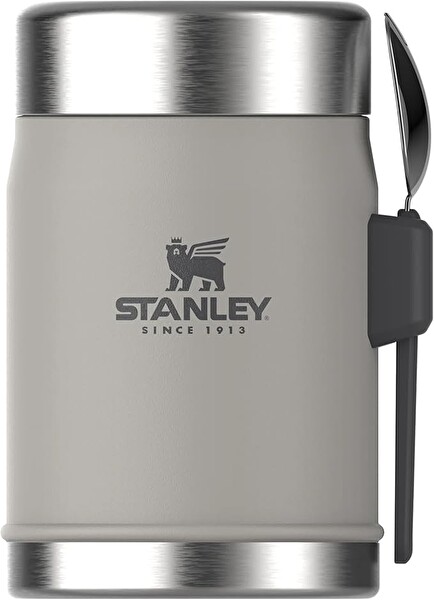 Stanley Classic Legendary Yemek Termosu Kaşıklı 0.4 L Gri