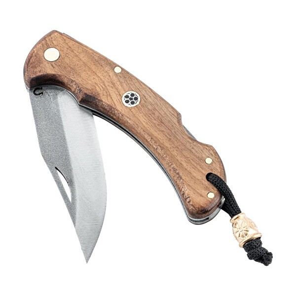 Savex Katlanır Cep Çakısı - Ahşap Saplı - İpli - Savex - 3279