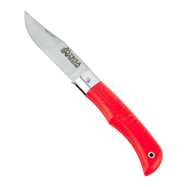 Savex Katlanır Cep Çakısı Özbısa El Yapımı No:1 - Kırmızı