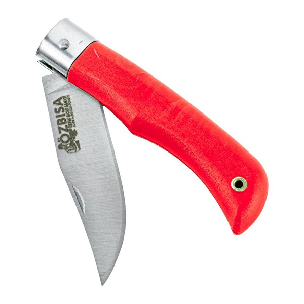 Savex Katlanır Cep Çakısı Özbısa El Yapımı No:1 - Kırmızı