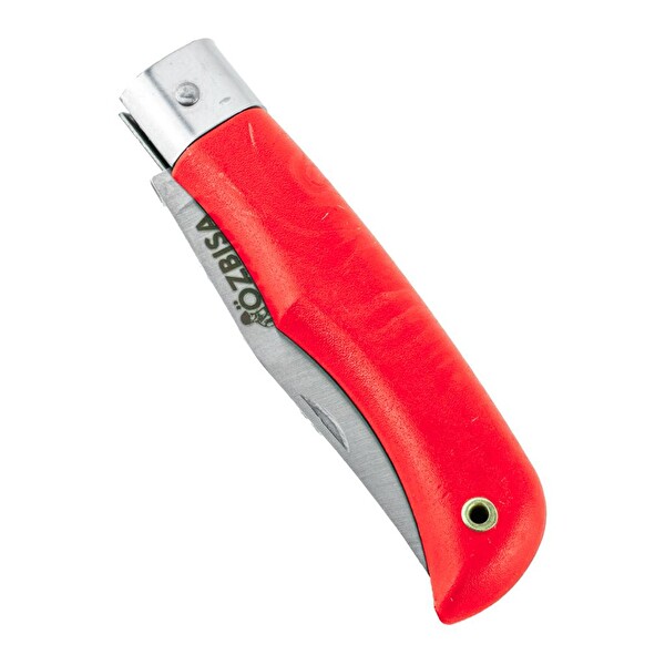 Savex Katlanır Cep Çakısı Özbısa El Yapımı No:1 - Kırmızı