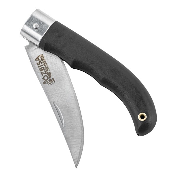 Savex Katlanır Cep Çakısı Özbısa El Yapımı No:2 - Siyah