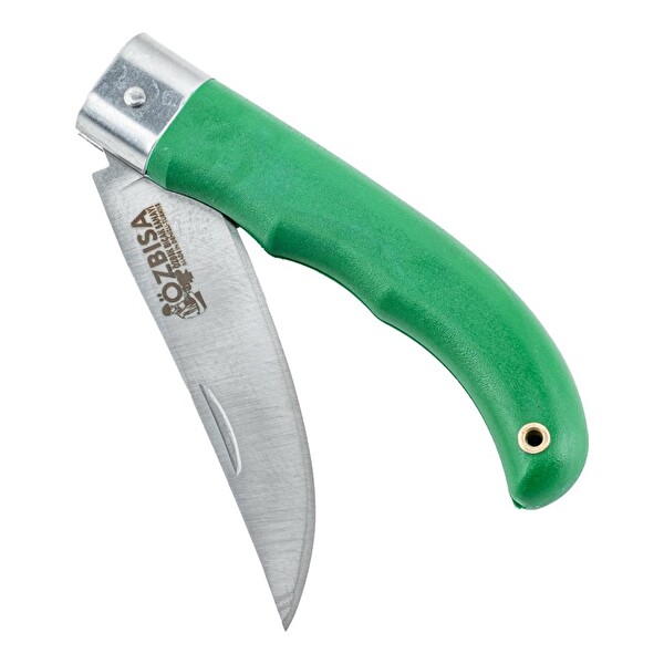 Savex Katlanır Cep Çakısı Özbısa El Yapımı No:2 - Yeşil