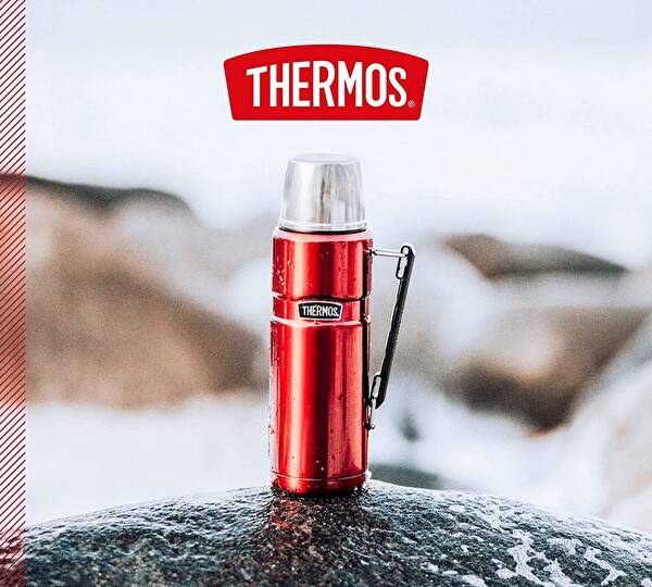 Thermos SK2020 SK2020CR Staınless King X Large 2 L Cranberry Termos
