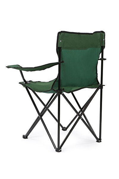 Walke Yeşil Taşıma Çantalı Katlanabilir Kamp Sandalyesi 2 Adet