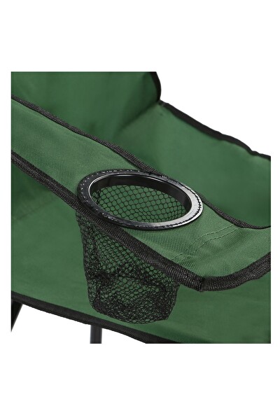 Walke Yeşil Taşıma Çantalı Katlanabilir Kamp Sandalyesi 2 Adet