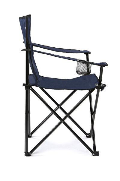 Walke Mavi Taşıma Çantalı Katlanabilir Kamp Sandalyesi