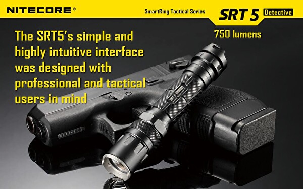 Nitecore SRT5 750 Lümen El Feneri (1x18650)