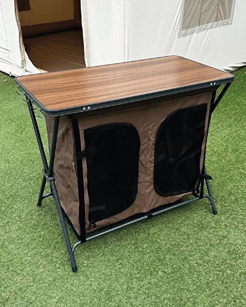 Campout Çift Kapılı Kamp Mutfağı