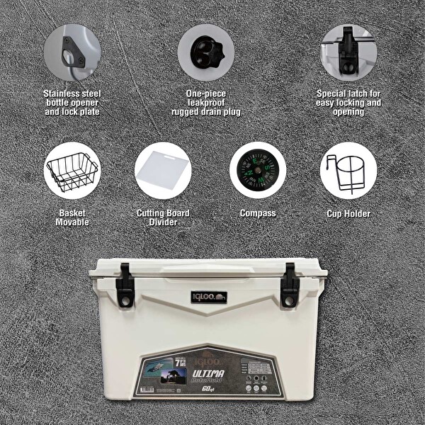 Igloo Ultima 60 Qt Roto Mold Buzluk 57 L