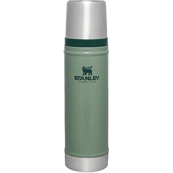 Stanley Klasik Vakumlu 0.60 LT Hammertone Green Çelik Termos