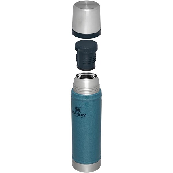 Stanley Klasik Vakumlu 0.60 LT Hammertone Lake Çelik Termos