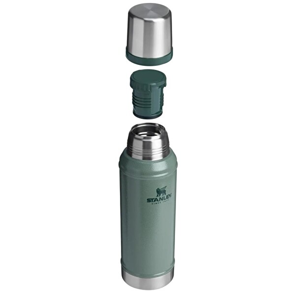 Stanley Klasik Vakumlu 0.94 LT Hammertone Green Çelik Termos