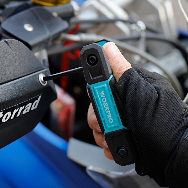 Workpro WP222030 8 Parça CR-V Çakı Tipi Torx Profesyonel Allen Anahtar Takımı