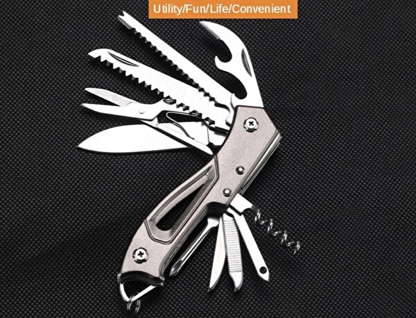 Valkyrie Çok Fonksiyonlu Outdoor İsviçre Kamp Cep Çakısı