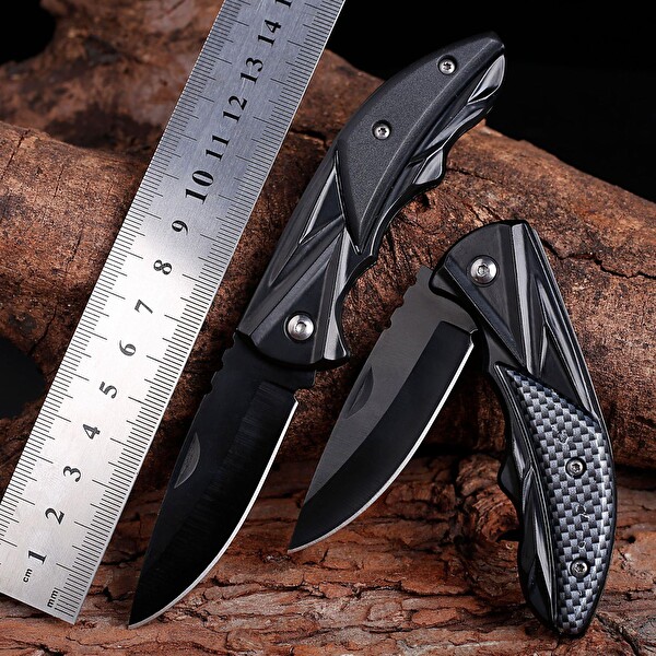 Valkyrie S313 Katlanabilir Outdoor Cep Kamp Çakısı Siyah