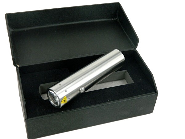 Evimdeyokyok F BK30 Paslanmaz Metal El Feneri Pilli Kutulu Sellektörlü