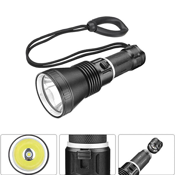 Evimdeyokyok WT-655 4200 Lümen Profesyonel Şarjlı El Feneri