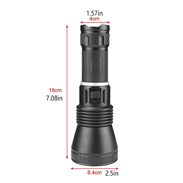 Evimdeyokyok WT-655 4200 Lümen Profesyonel Şarjlı El Feneri