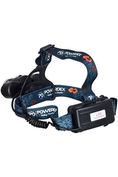 Evimdeyokyok 10 W Şarjlı Metal Yağmur Suyu Geçirmez Kafa Lambası