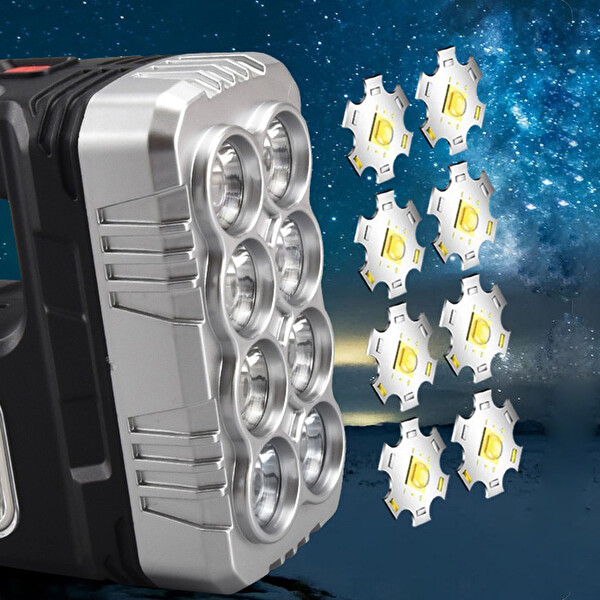 Evimdeyokyok WT-614 Solar Panelli Ledli Fener