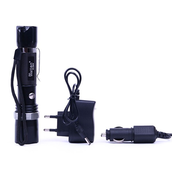 Evimdeyokyok WT-038 Zoomlu Şarjlı El Feneri