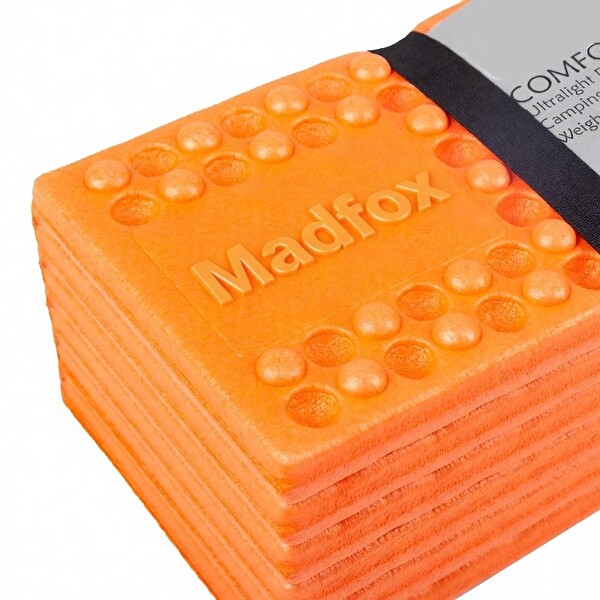 Madfox TrailPad Pro Katlanır Kamp Matı - 180x59 CM Z Mat Turuncu