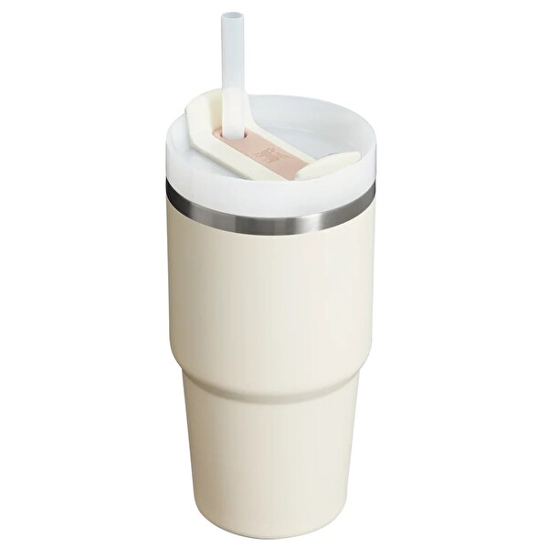 Stanley Quencher H2.O FlowState Tumbler Pipetli 0.59 LT Krem Termos