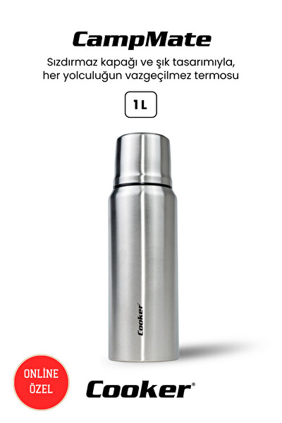 Cooker CampMate CKR2080 1 LT Paslanmaz Çelik Termos