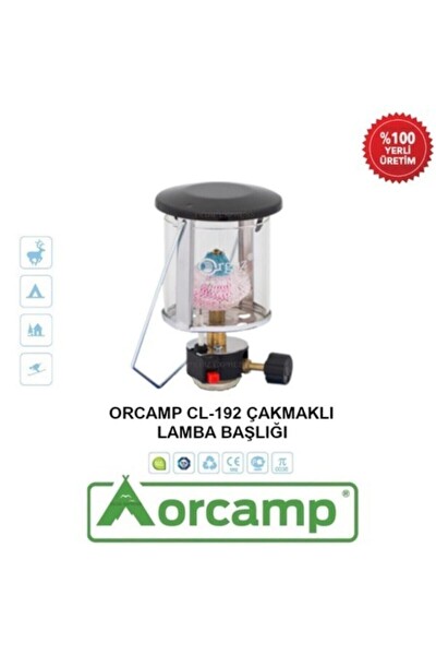 Orcamp Cl-192 Çakmaklı 230 Gr Kartuşlu Kamp Gaz Lambası