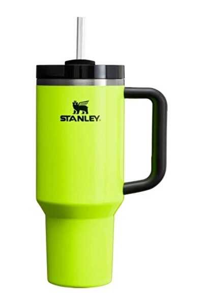 Stanley Quencher Pipetli Termos 1.18 LT Neon Sarı