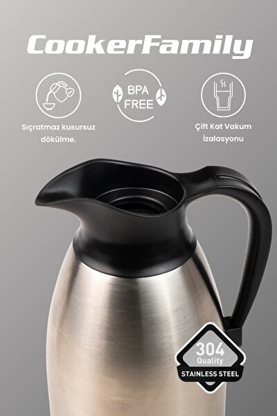 Cooker HeatLock CKR2036 2.5 L Paslanmaz Çelik Termos