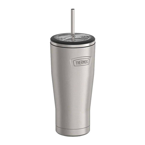 Thermos Icon IS111 0.71 LT Cold Tumbler Pipetli Termos Matte Stainless Steel