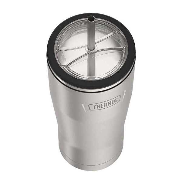 Thermos Icon IS111 0.71 LT Cold Tumbler Pipetli Termos Matte Stainless Steel