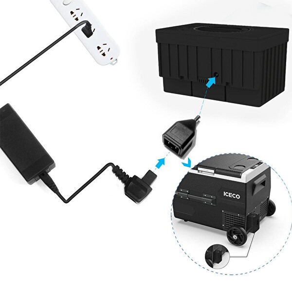 Acopower FZX230A X200/X230/MCD95K İle Uyumlu Buzdolabı Dönüştürücü Şarj Konnektörü