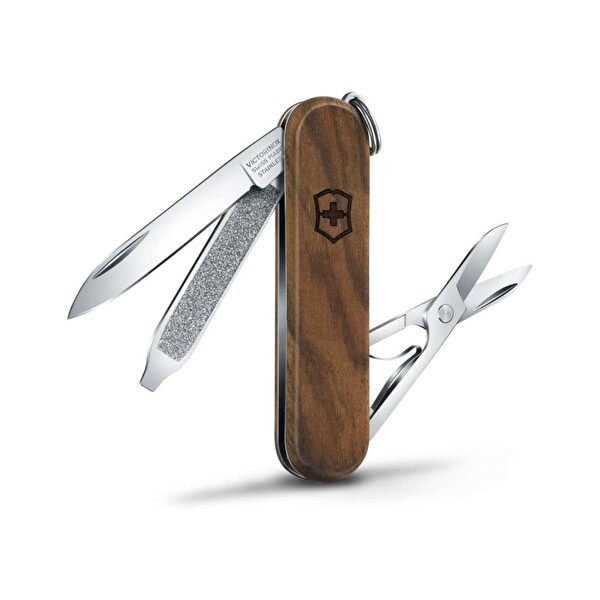 Victorinox 0.6221.63 Ceviz Ağacı Classic SD Wood Çakı