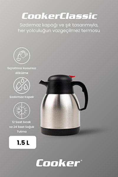 Cooker CKR2004 Classic 1.5 L Paslanmaz Çelik Termos