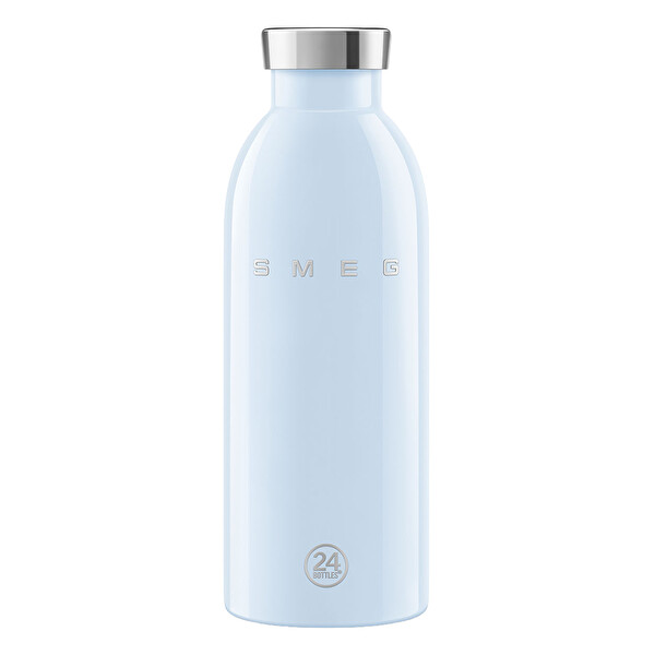 Smeg WBF01PB Clima Bottle Paslanmaz Çelik 500 ML Pastel Mavi Termos