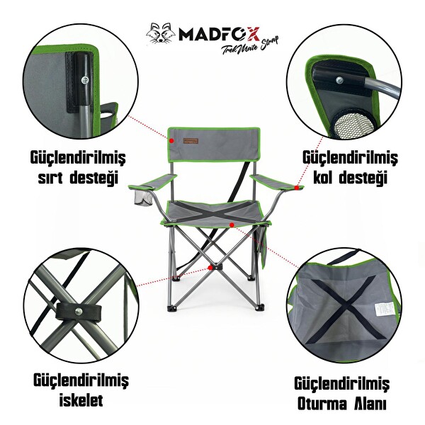 Madfox TrekMate Strap Katlanır Outdoor Koltuk